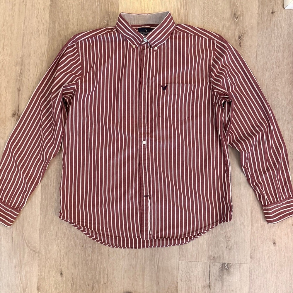 American Eagle Outfitters men's long-sleeve button down (2015) Size Large